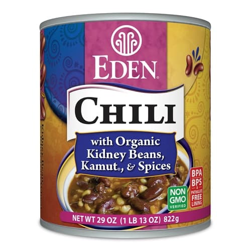 Eden Foods Chili Vegetarian Kidney Beans Kamut & Spices