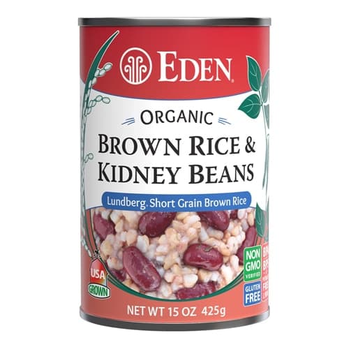 Eden Foods Organic Lundberg Brown Rice And Kidney Beans