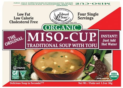 Edward & Sons Miso-Cup Traditional Soup With Tofu Original