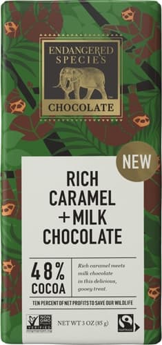 Endangered Species Rich Caramel + Milk Chocolate