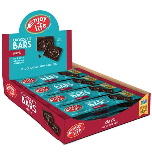 Enjoy Life Chocolate Bar Candy Gluten Free Dark Chocolate