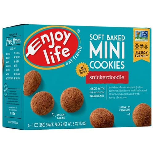 Enjoy Life Soft Baked Mini Cookies Gluten Free Snickerdoodle