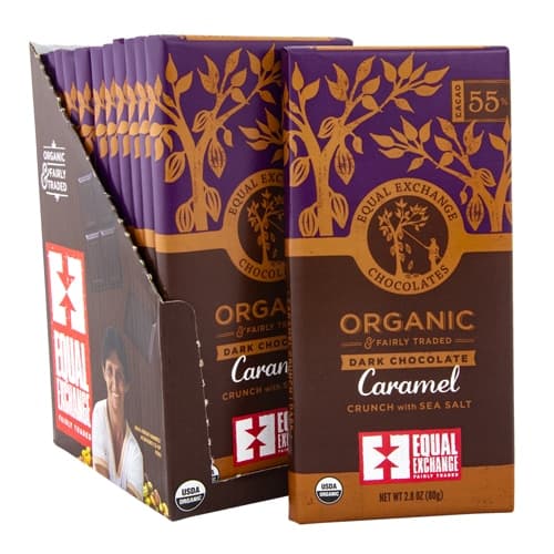 Equal Exchange Organic Dark Chocolate Caramel Crunch With Sea Salt