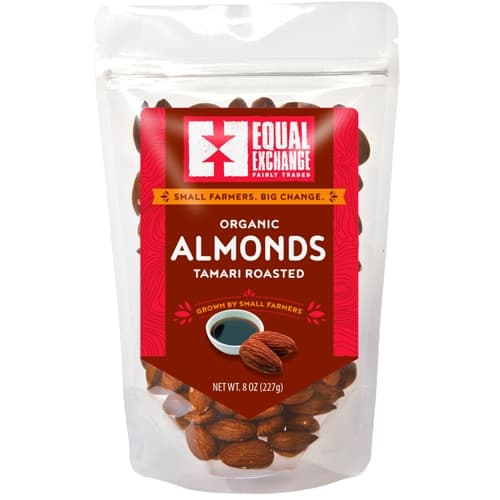 Equal Exchange Organic Roasted Almonds Tamari