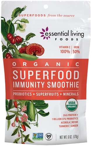 Essential Living Foods Organic Superfood Immunity Smoothie Mix