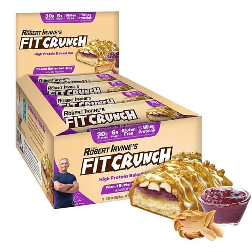 Fitcrunch Peanut Butter And Jelly Baked Snack Bar