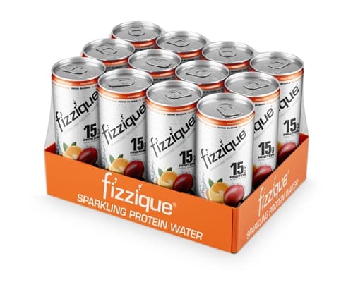 Fizzique Sparkling Protein Water Orange Mango