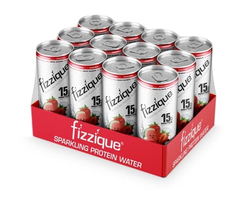 Fizzique Sparkling Protein Water Strawberry Watermelon