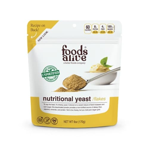 Foods Alive Nutritional Yeast Non-Gmo Unfortified