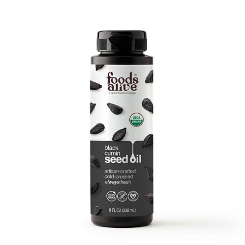 Foods Alive Organic Black Cumin Seed Oil Cold-Pressed
