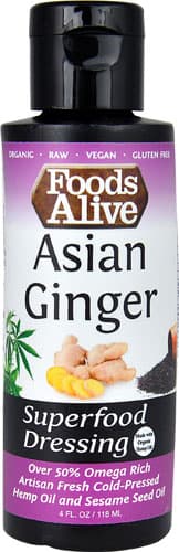 Foods Alive Superfood Dressing Asian Ginger