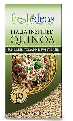 Freshideas Italia Inspired Quinoa With Sundried Tomatoes & Sweet Basil