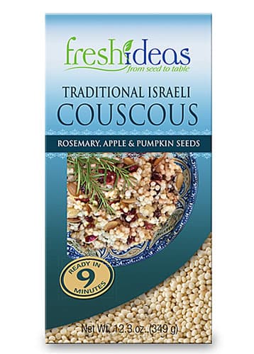 Freshideas Traditional Iraeli Couscous With Rosemary, Apple & Pumpkin Seeds