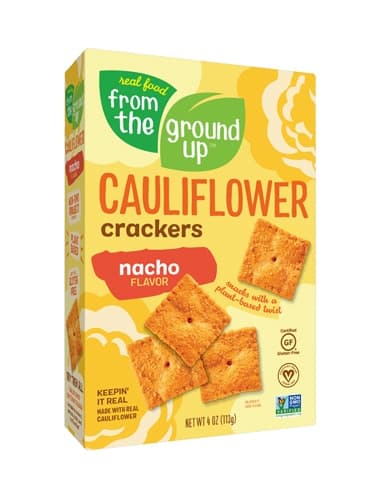 From The Ground Up Cauliflower Crackers Nacho