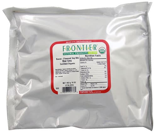 Frontier Natural Products Organic Bac'Uns Bacon Flavored Soy Bits