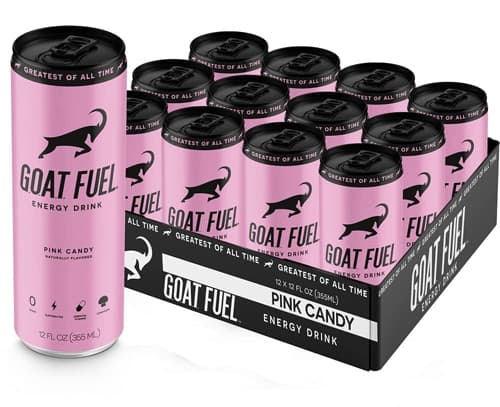 Goat Fuel Energy Drink Pink Candy
