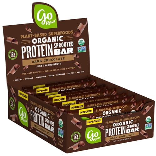 Go Raw Organic Protein Sprouted Bar Dark Chocolate
