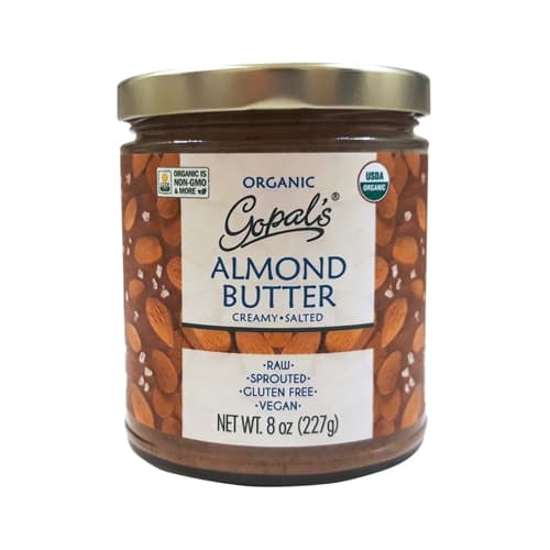 Gopal'S Organic Sprouted Almond Butter Creamy Salted