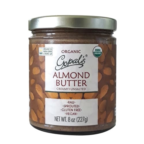 Gopal'S Organic Sprouted Almond Butter Creamy Unsalted