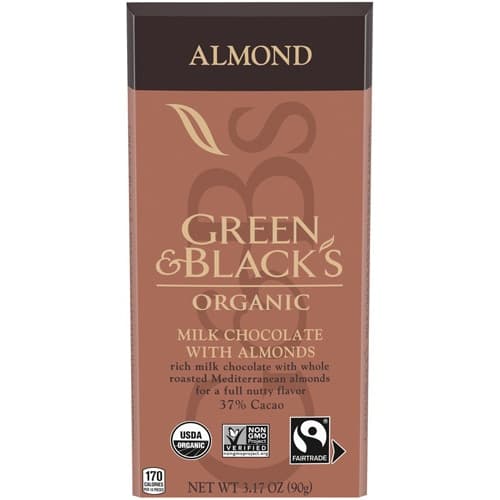 Green & Black'S Organic Milk Chocolate With Almonds