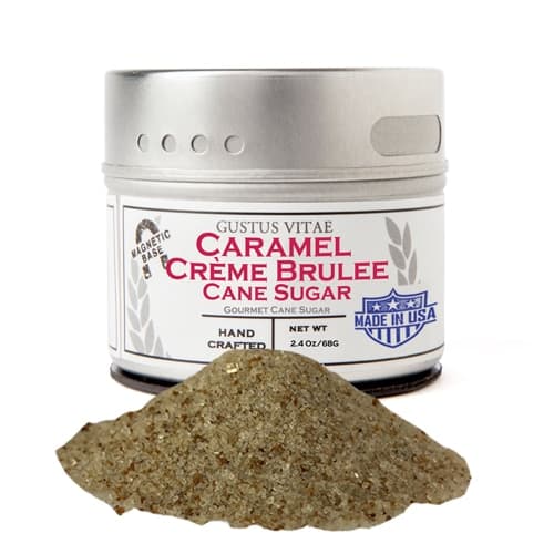 Gustus Vitae Gourmet Cane Sugar Caramel Creme Brulee