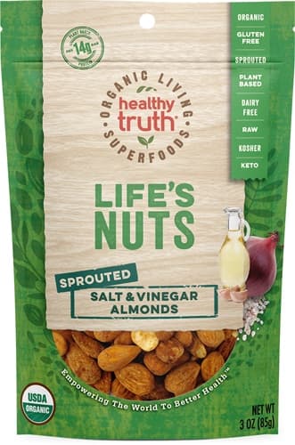 Healthy Truth Life'S Nuts Sprouted Salt & Vinegar Almonds