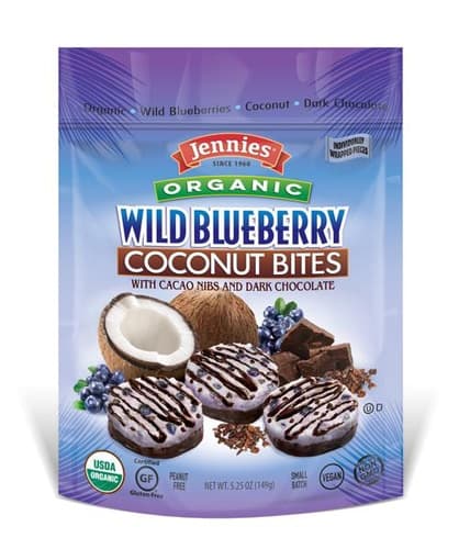 Jennies Organic Blueberry Coconut Bites