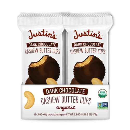 Justin'S Cashew Butter Cup Dark Chocolate