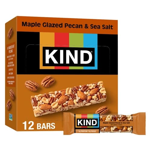 Kind Gluten Free Healthy Snack Bars Maple Glazed Pecan & Sea Salt