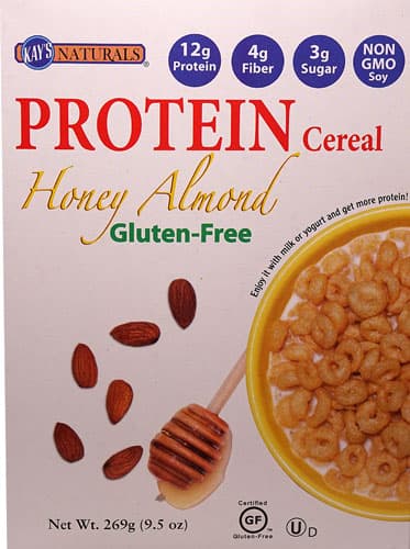 Kay'S Naturals Protein Cereal Gluten Free Honey Almond