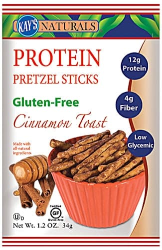 Kay'S Naturals Protein Pretzel Sticks Cinnamon Toast