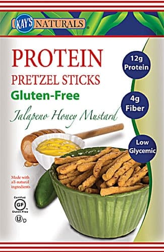 Kay'S Naturals Protein Pretzel Sticks Jalapeno Honey Mustard