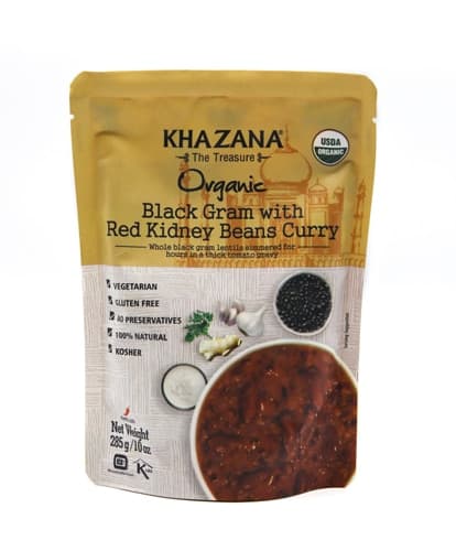 Khazana Organic Black Gram With Red Kidney Beans Curry