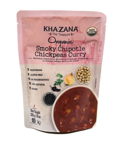 Khazana Organic Smoky Chipolte Chickpeas Curry
