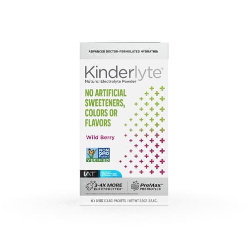 Kinderlyte Advanced Natural Electrolyte Powder Wild Berry