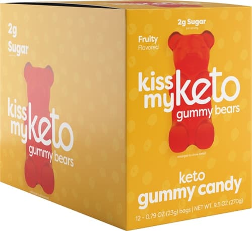 Kiss My Keto Gummies Bags Fruity