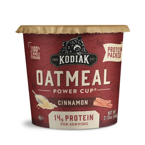 Kodiak Cakes Oatmeal Unleashed Cup 100% Whole Grain Non Gmo Cinnamon