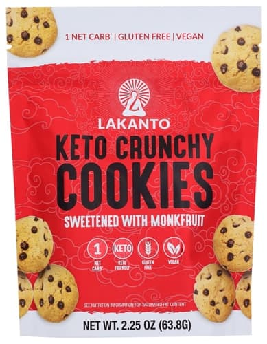 Lakanto Keto Crunchy Cookies Chocolate Chip