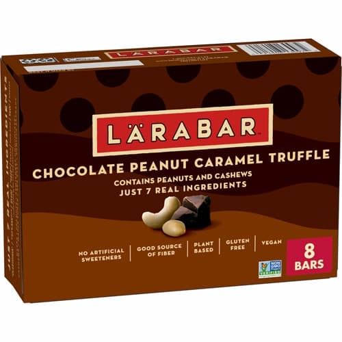 Larabar Fruit & Nut Bar Gluten Free No Sugar Added Chocolate Peanut Caramel Truffle
