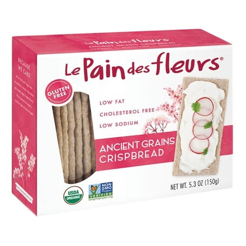 Le Pain Des Fleurs Organic Crispbread Gluten Free Ancient Grains