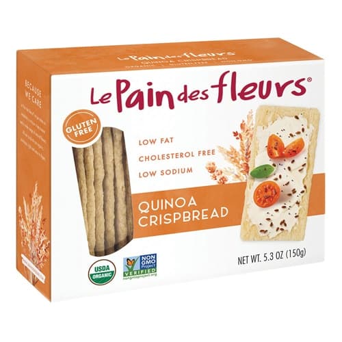 Le Pain Des Fleurs Organic Crispbread Gluten Free Quinoa