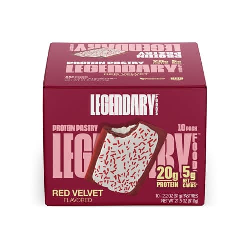 Legendary Foods Cake Style Tasty Pastry Red Velvet