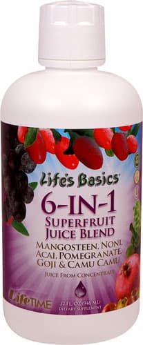 Lifetime Life'S Basics 6-In-1 Superfruit Juice Blend