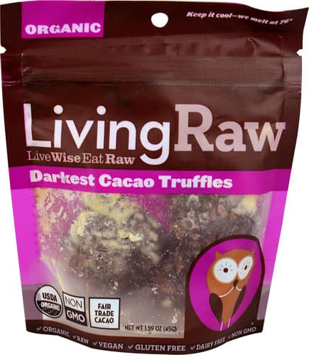 Living Raw Dark Cacao Truffle Organic