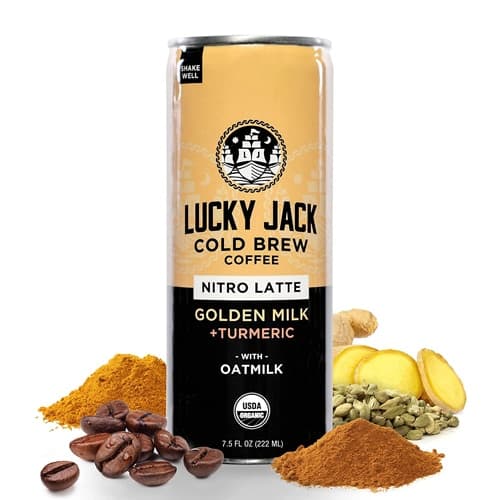 Lucky Jack Cold Brew Coffee Nitro Latte Golden Milk