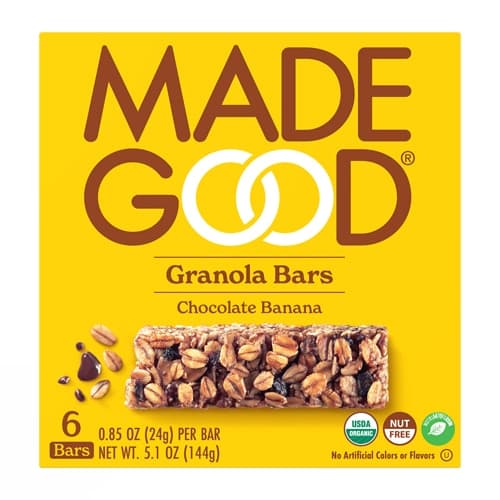 Is it Gluten Free? Madegood Chocolate Banana Granola Bars