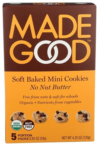 Madegood Soft Baked Mini Cookies No Nut Butter