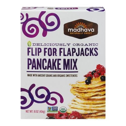 Madhava Organic Pancake Mix Flip For Flapjacks