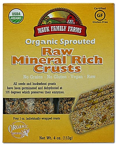 Mauk Family Farms Organic Sprouted Raw Crusts Mineral Rich