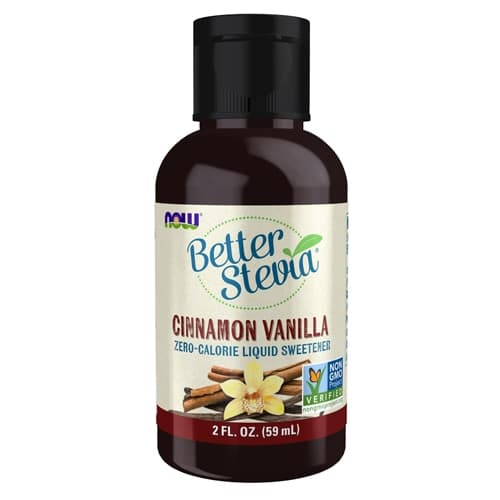Now Foods Betterstevia Liquid Sweetener Cinnamon Vanilla